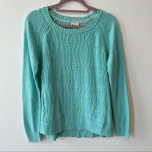 Mint green sweater